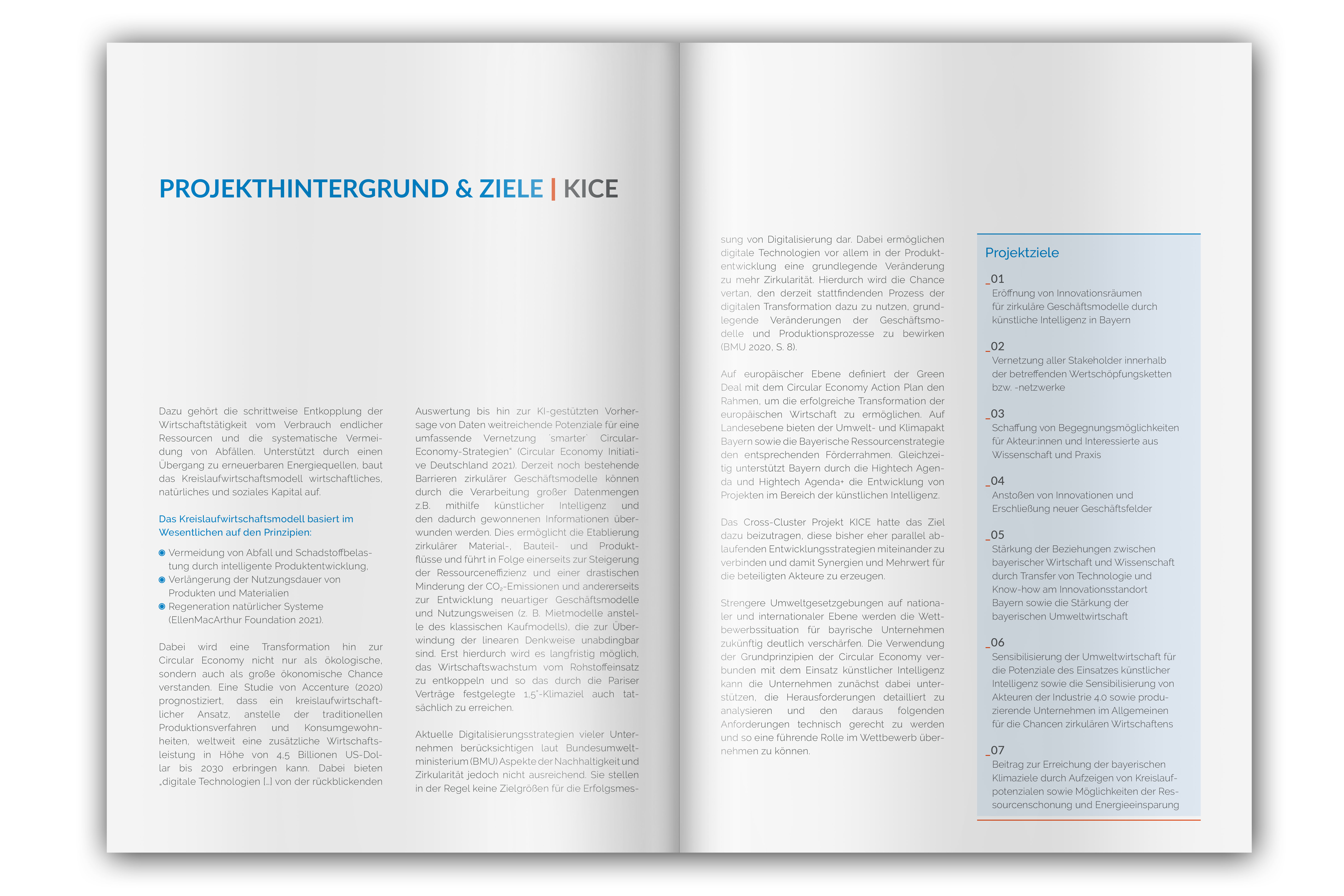 Editorial Design - Best Practice Broschüre KICE