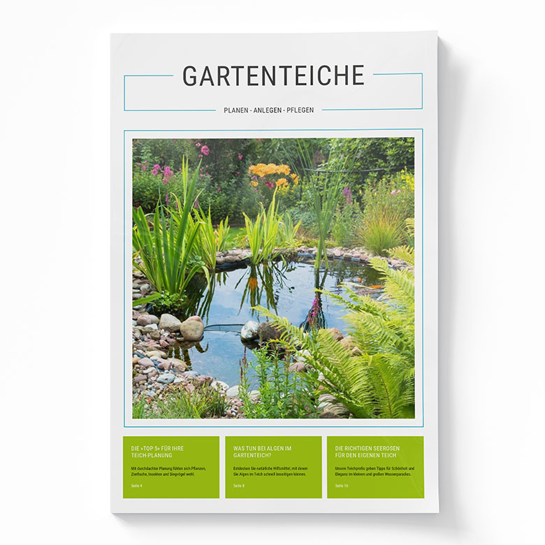 Kundenmagazin von Annette Dobesch zum Thema Gartenteichgestaltung